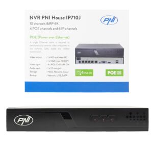 NVR POE PNI Kućni IP710J, 10 kanala