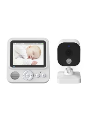 Video monitor za bebe PNI BM280S 2.8 inčni bežični zaslon od 2.4 Ghz, senzor temperature, VOX, noćni vid