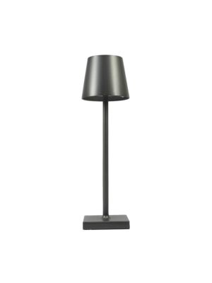 Stolna lampa PNI siva, toplo svjetlo, na baterije