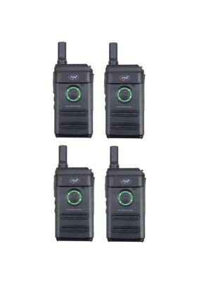 Komplet od 4 prijenosne radio stanice PNI PMR R10 PRO, 446MHz, 0.5W, 16 programabilnih kanala, 16 PMR i 50 CTCSS i 104 DCS tona