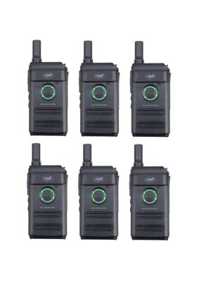 Komplet od 6 prijenosnih radio stanica PNI PMR R10 PRO, 446MHz, 0,5W, 16 programabilnih kanala, 16 PMR i 50 CTCSS i 104 DCS tona