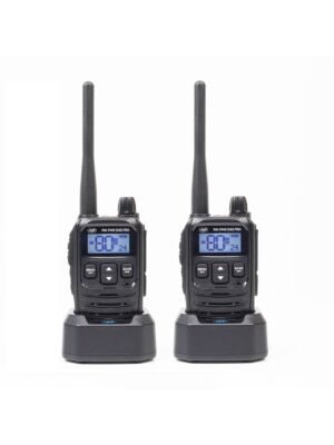 Komplet od 2 prijenosne radio stanice PNI PMR R45 PRO 446MHz, 0.5W, 99 programabilnih kanala, 16 PMR i 38 CTCSS i 104 DCS tona,