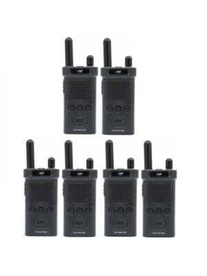 Komplet od 6 prijenosnih radio stanica PNI PMR R60 446MHz, 0.5W, 16 programabilnih kanala, 16 PMR i 50 CTCSS i 104 DCS tona, Sca