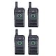 Komplet od 4 prijenosne radio stanice PNI PMR R10 PRO, 446MHz, 0.5W, 16 programabilnih kanala, 16 PMR i 50 CTCSS i 104 DCS tona